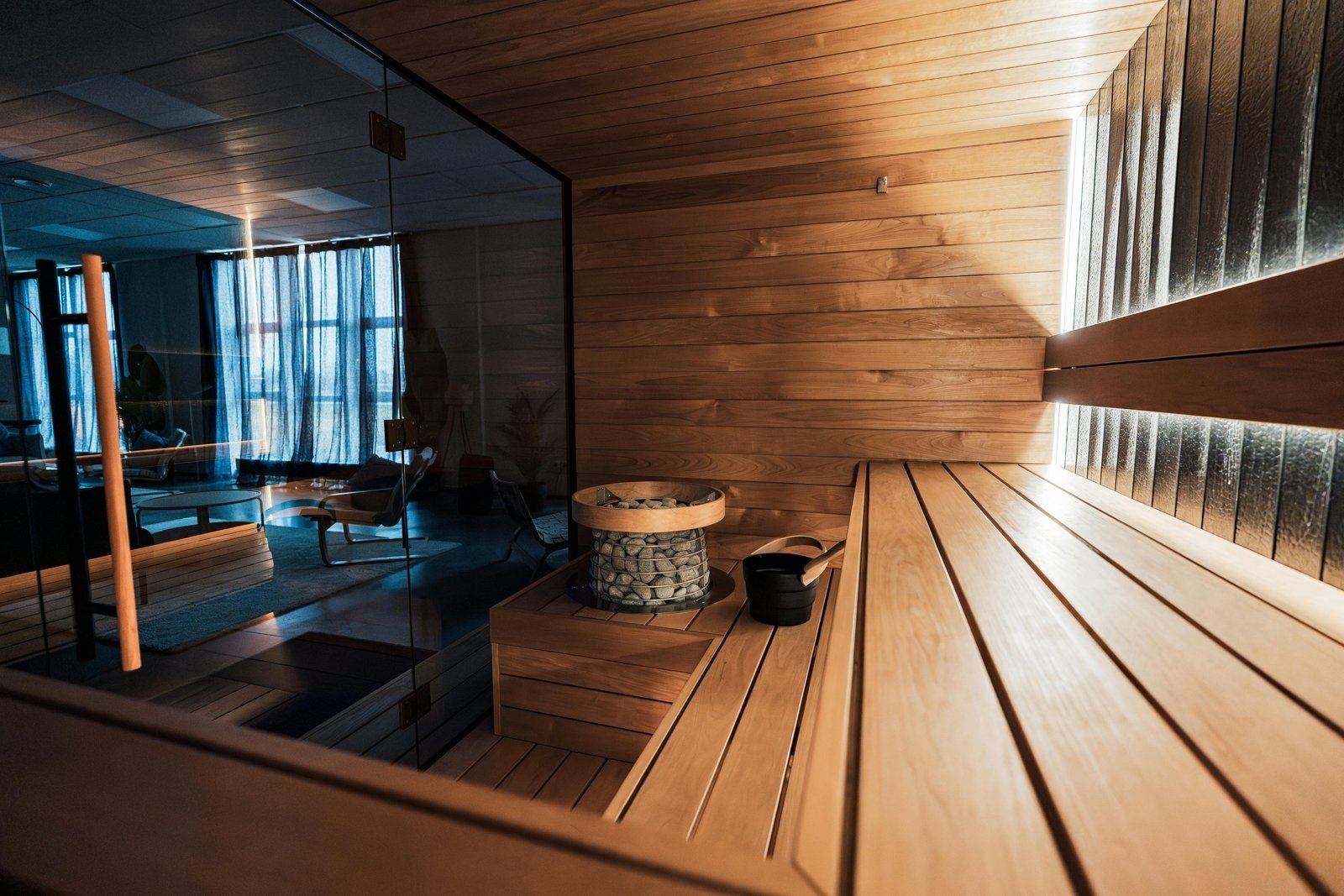 Sauna Installation detail